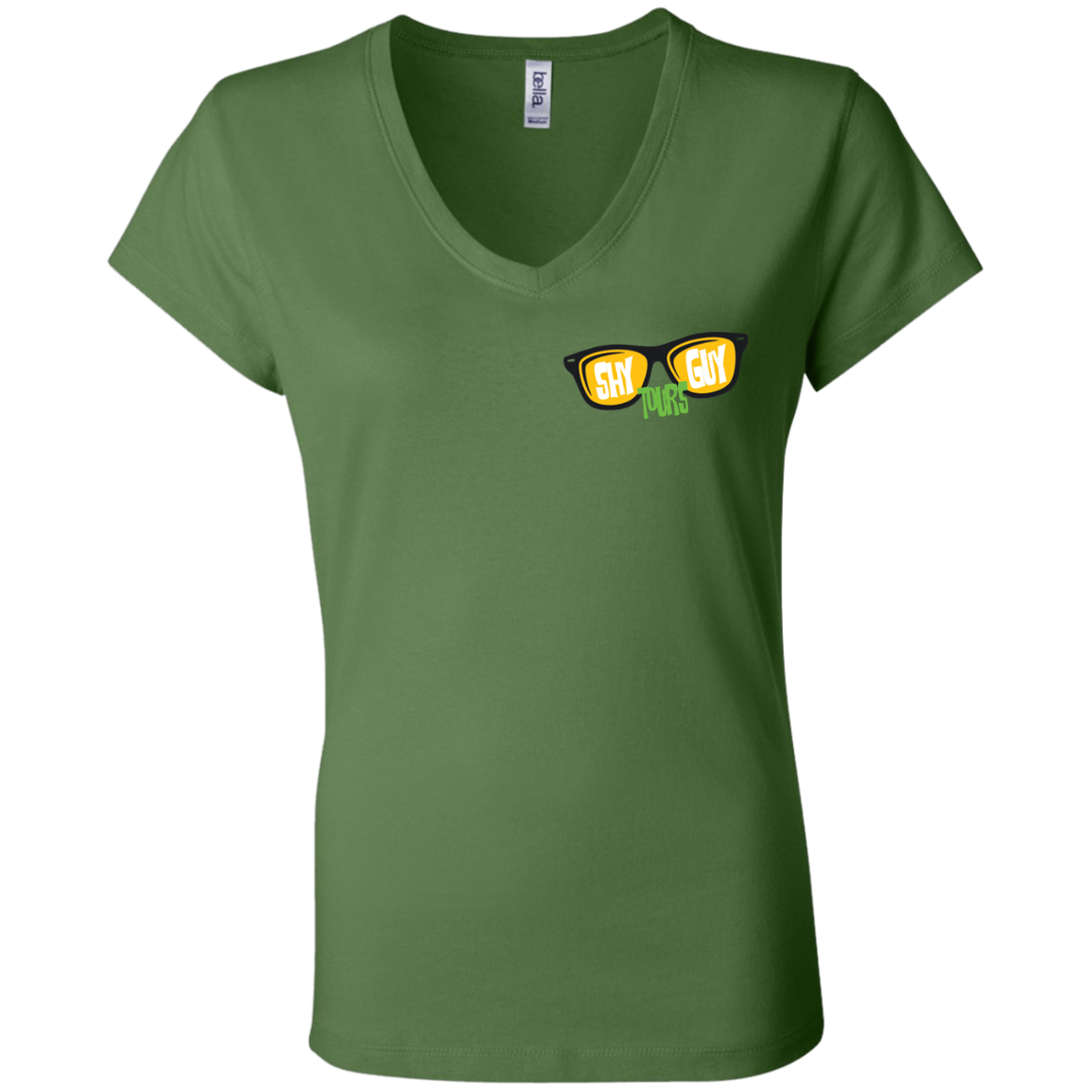Shy Guy Tours Ladies' V-Neck T-Shirt