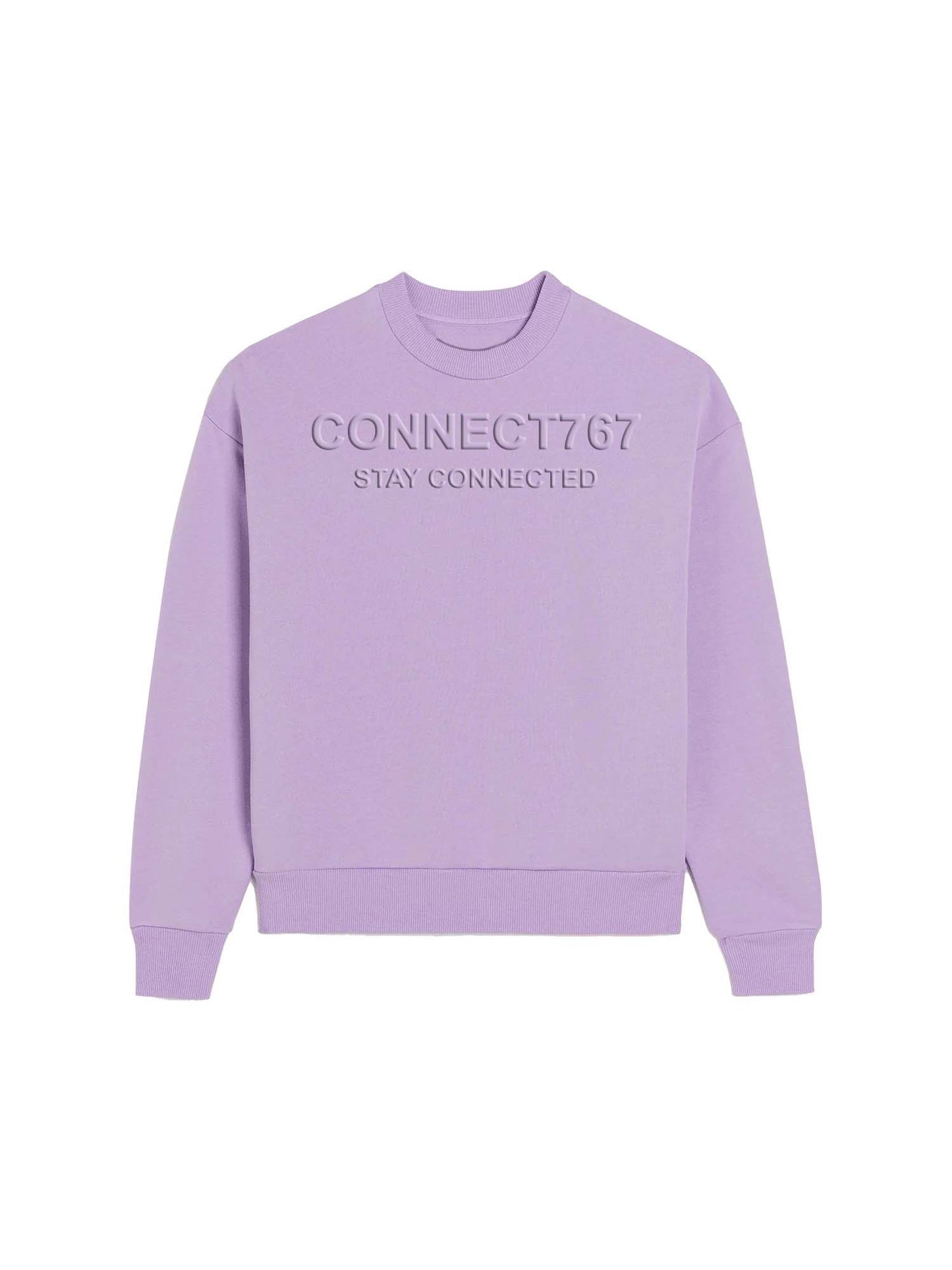 LILAC Embossed CONNECT767 Sweater