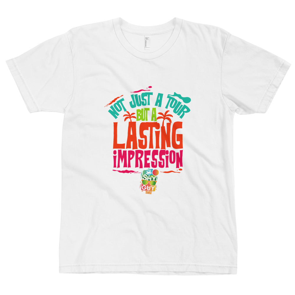 "Lasting Impression" Shy Guy Tours Unisex T-Shirt