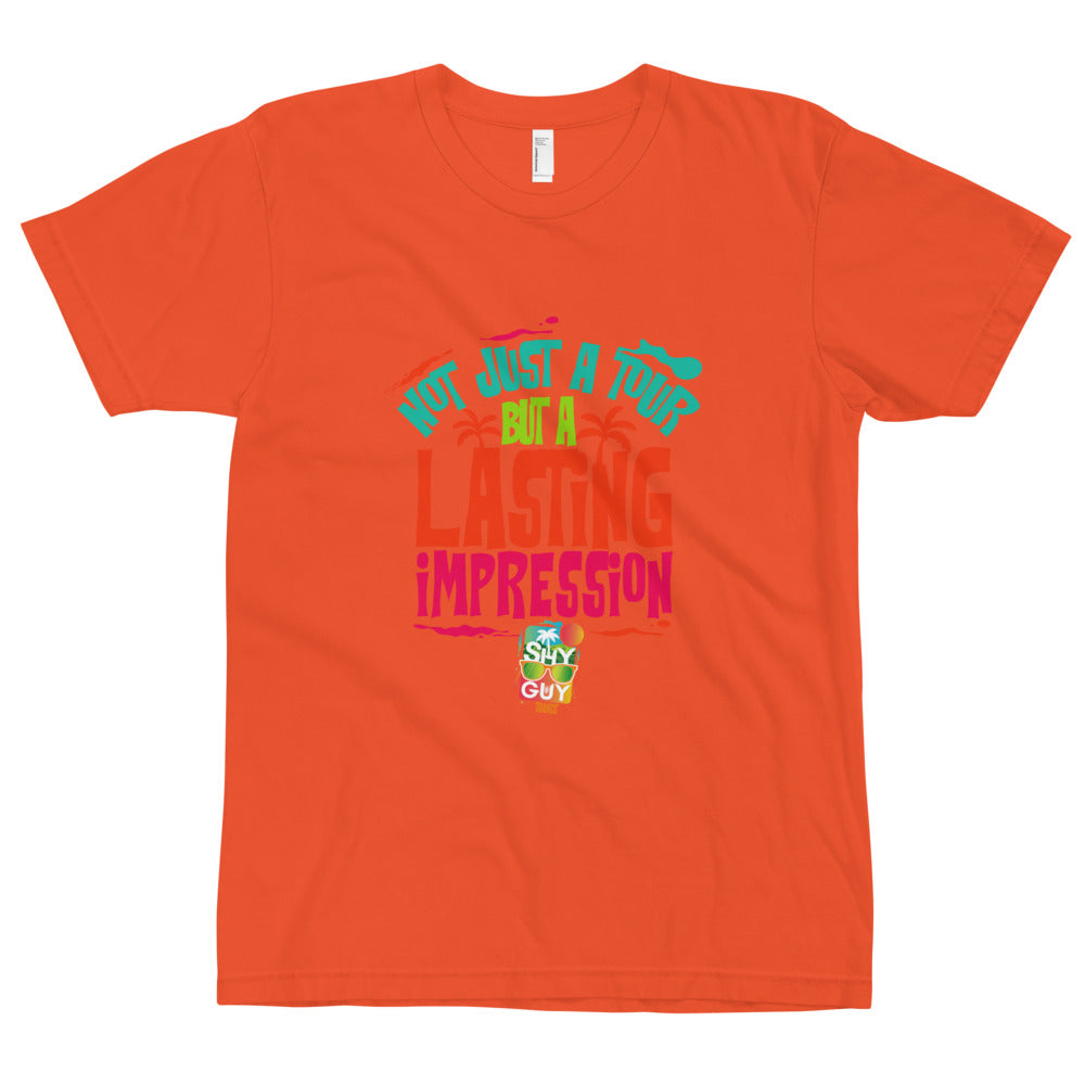 "Lasting Impression" Shy Guy Tours Unisex T-Shirt