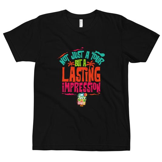"Lasting Impression" Shy Guy Tours Unisex T-Shirt