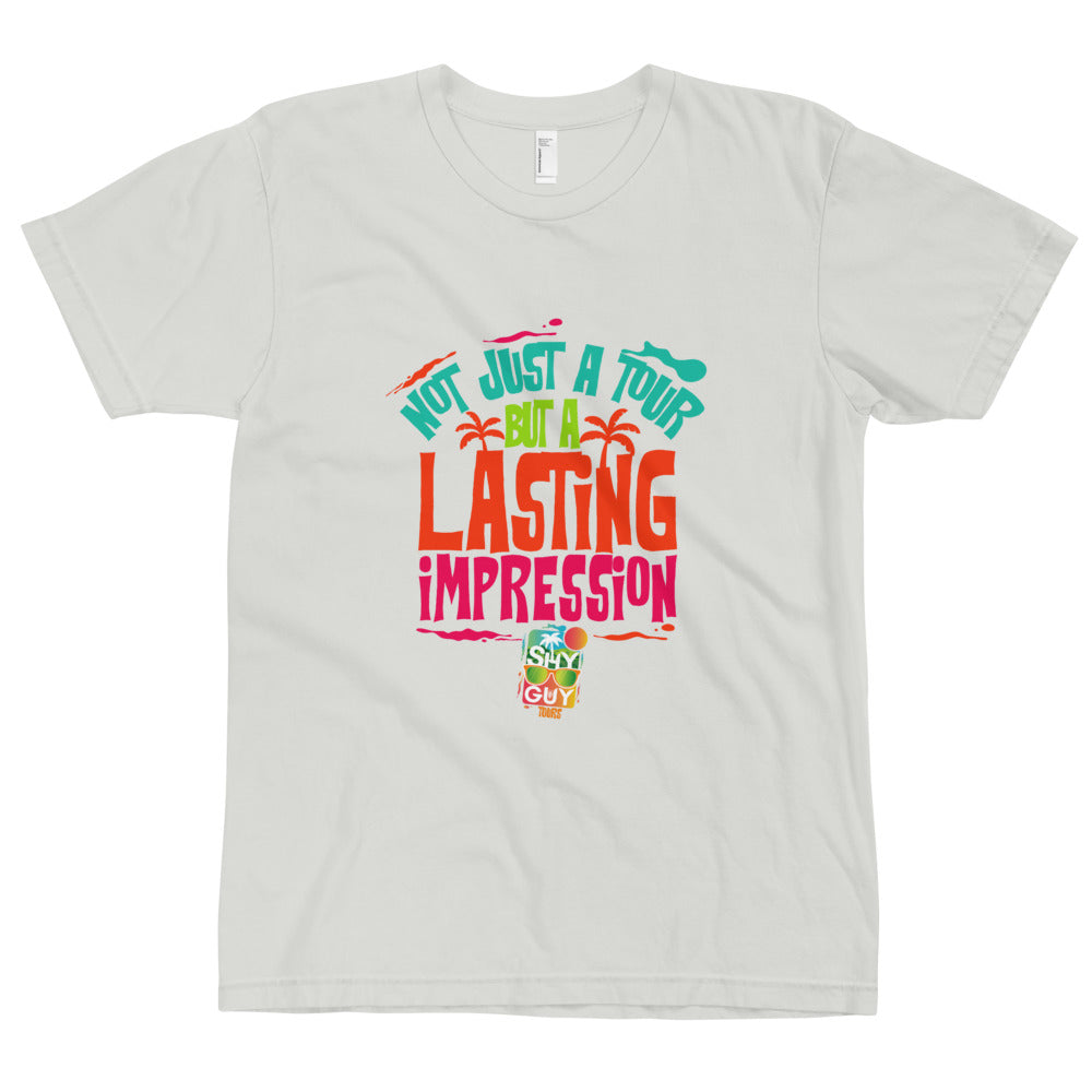 "Lasting Impression" Shy Guy Tours Unisex T-Shirt