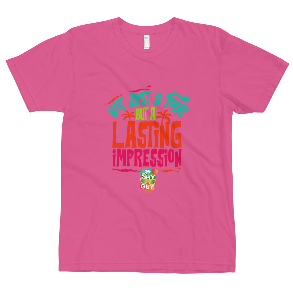 "Lasting Impression" Shy Guy Tours Unisex T-Shirt