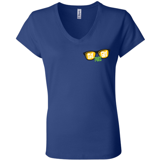 Shy Guy Tours Ladies' V-Neck T-Shirt