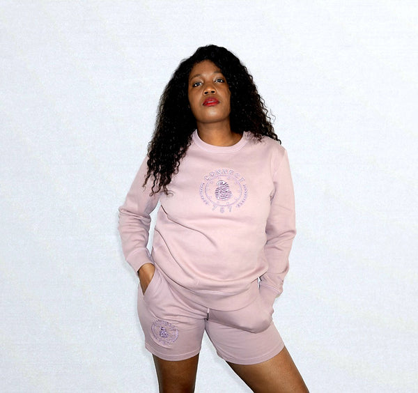 Organic Lavender Sweater Only (One Piece of Jogger Set)