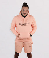 Organic Salmon Hoodie Only (One Piece of Jogger Set)