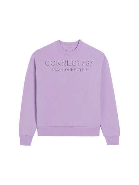 LILAC Embossed CONNECT767 Sweater