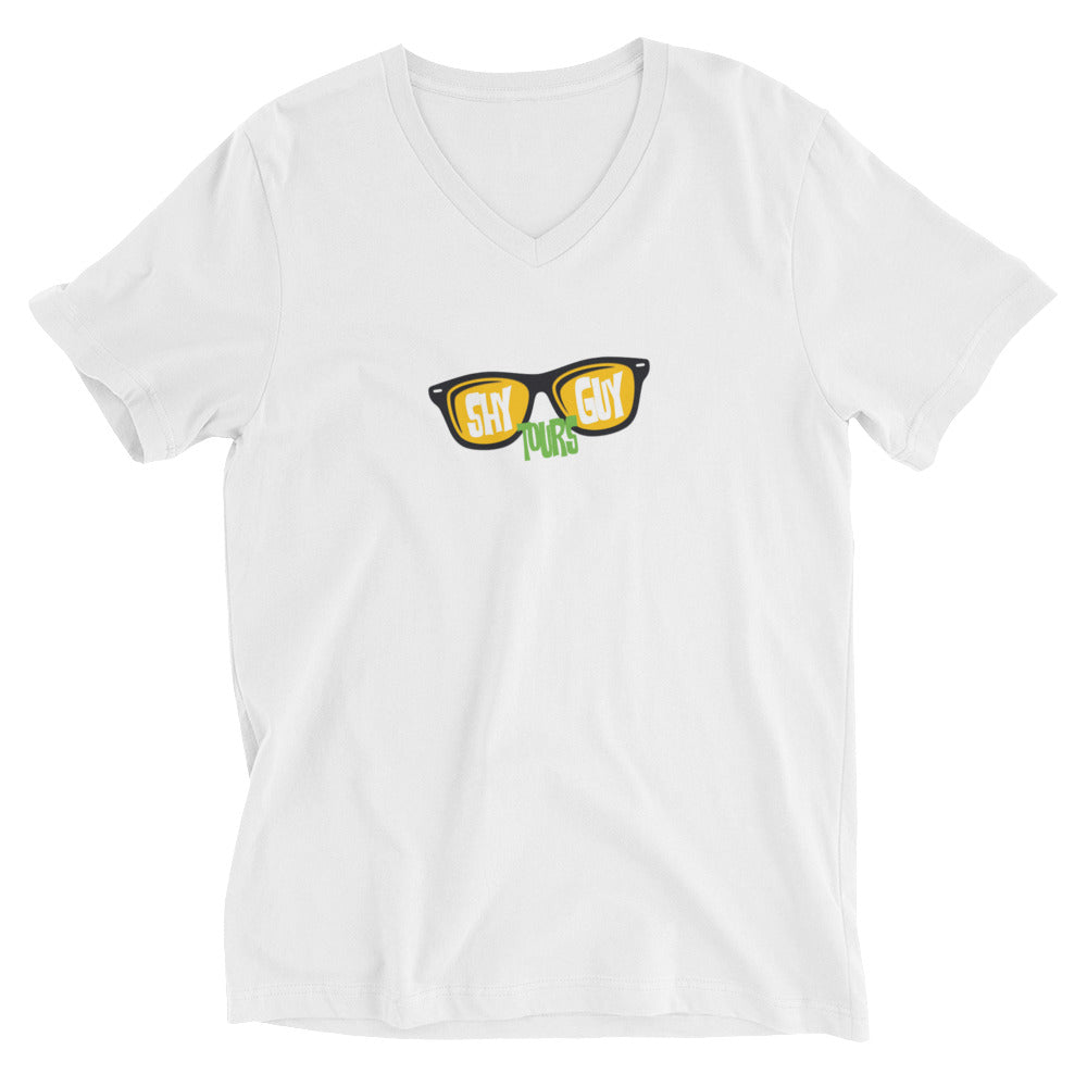 Unisex Short Sleeve V-Neck T-Shirt