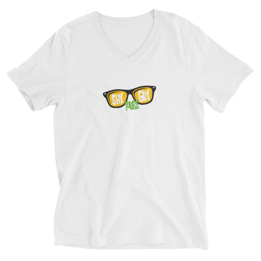 Unisex Short Sleeve V-Neck T-Shirt